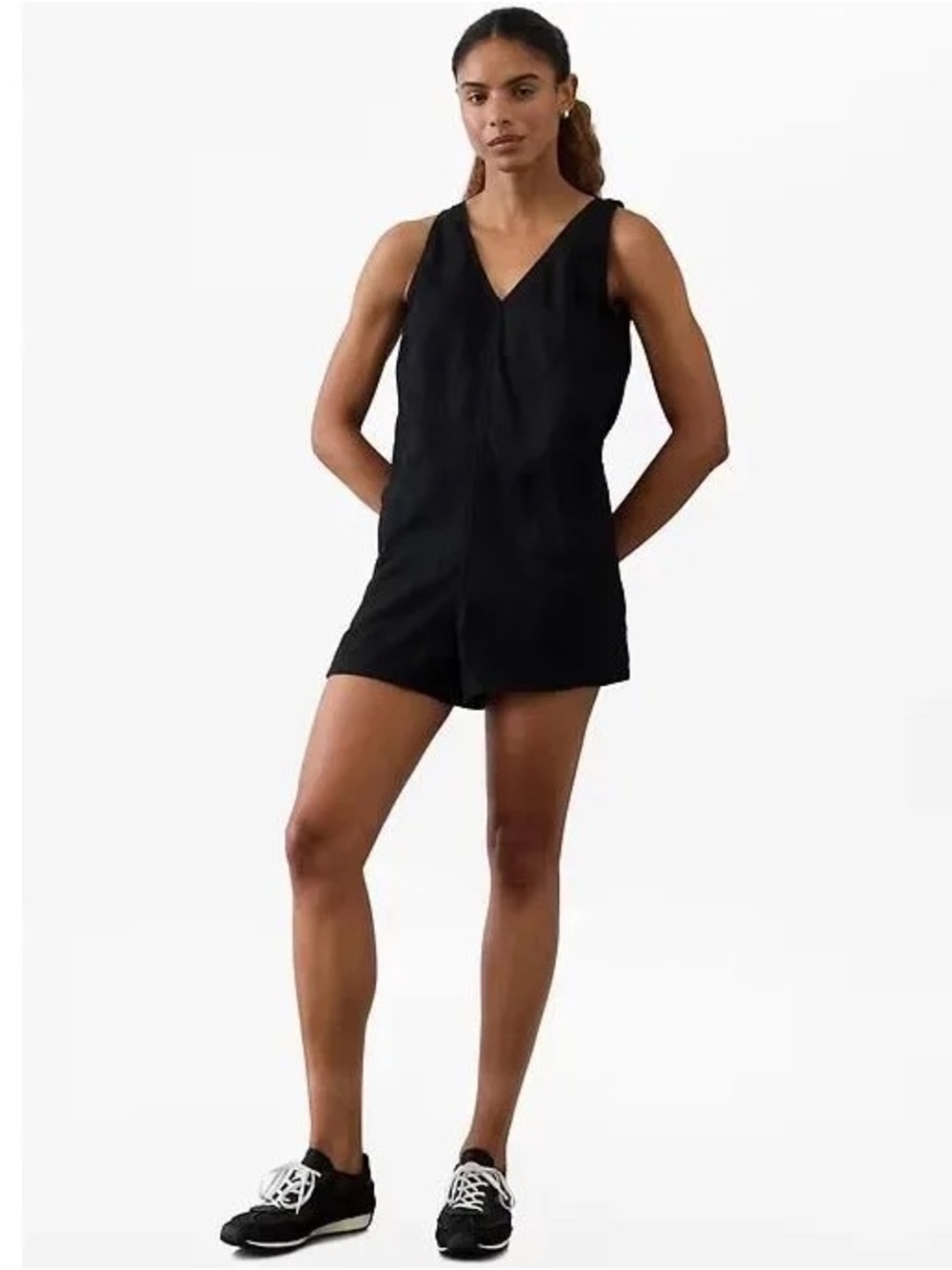Athleta Retreat Linen Romper